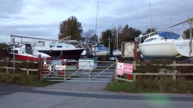 Boat yard at Hightown